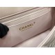 Chanel香奈兒頂級原單高仿〖晶片版本〗馬卡龍色系列淡粉CF系列羊皮獨家品質全鋼五金裏內配小羊皮型號：1116