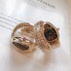 Bvlgari寶格麗頂級原單高仿2021年新作棱形藝術SERPENTIN SPIG系列腕表103250蛇形狀獨特藝術風格設計，內部採用記憶彈簧材質，珠寶材質鋯石鑽石鑲鑽工藝。