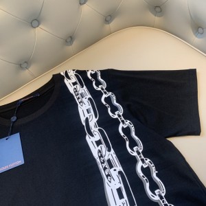 Dior迪奧頂級原單2022春夏最新款進口機器立體漸變牙刷繡工藝logo短袖t恤