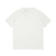 FENDI芬迪高仿網站2024白色春夏新款滿印雙FF圖案logo提花毛巾面料短袖T恤