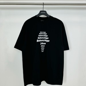 Balenciaga巴黎世家頂級複刻經典字母簡約款短袖T恤男女同款