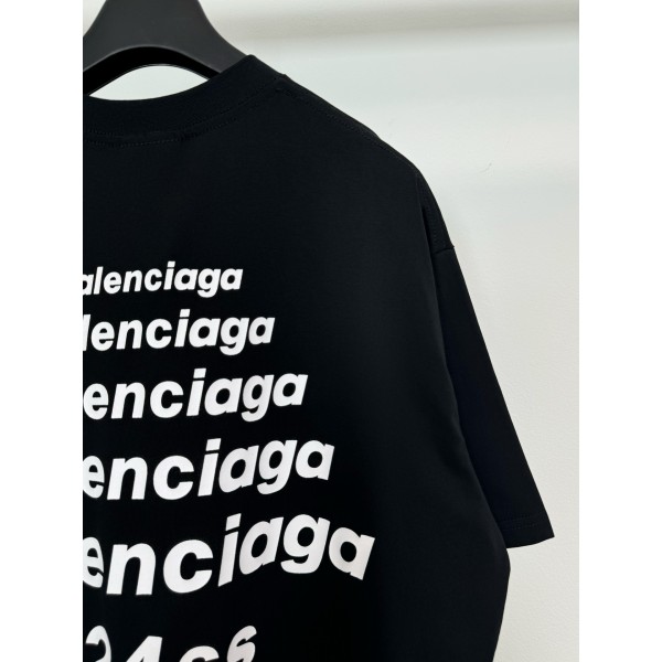 Balenciaga巴黎世家頂級複刻經典字母簡約款短袖T恤男女同款
