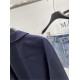 頂級高仿Miu Miu繆繆2024翻領拉鍊夾克設計簡約時髦百搭中性寬鬆版型外套男女同款