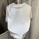 LV易威登高仿精品白色2024領口鏈條掛飾短袖小版T恤