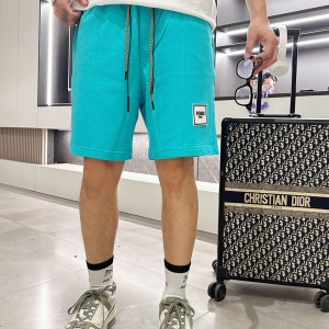 FENDI芬迪頂級高仿2024夏季新款藍色男士休閒短褲