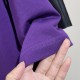 LV路易威登高仿製品23ss秋冬新款紫色壓印字母圓領T恤