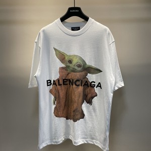 Balenciaga巴黎世家頂級原單高仿超A貨T恤限定外星人尤達上身K04915