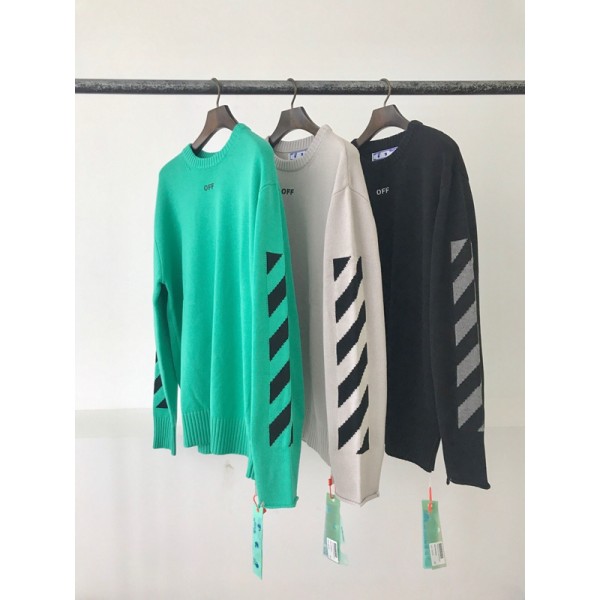 Off-White 2020 DIAG KNITWEAR秋冬經典箭頭毛衣