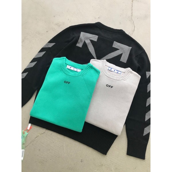 Off-White 2020 DIAG KNITWEAR秋冬經典箭頭毛衣