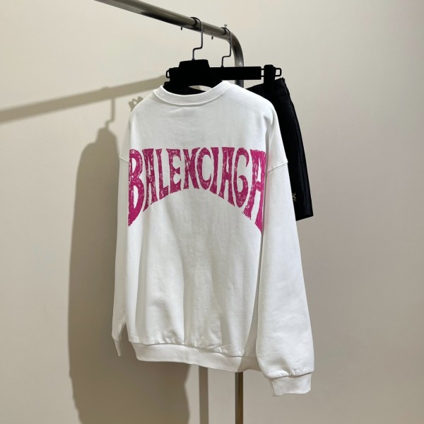 Balenciaga巴黎世家頂級原單高仿23ss秋季新款膠帶字母印花衛衣男女同款