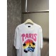 Balenciaga巴黎世家複刻白色24SS春季新品PARIS TROPICAL女士中號版型T恤