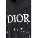 复刻Dior迪奧2024SS黑色圆领短袖T恤100%棉