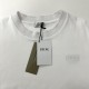 Dior迪奧頂級白色2024春夏新款CD純棉短袖寬鬆T恤男女同款