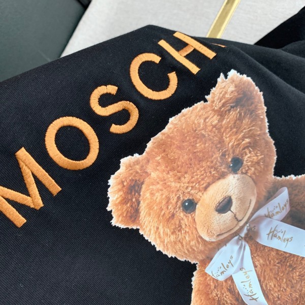 moschino莫斯奇諾印花小熊寬鬆短袖Tee