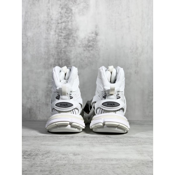 Balenciaga巴黎世家男女同款鞋3.0高幫白色戶外概念鞋Balenciaga Sneaker Tess s.Gomma MAILLE WHITE/ORANGE純原版本原裝大盒從裏到外一切百分百還原官方配寘頂級專供碾壓市面一切真標版