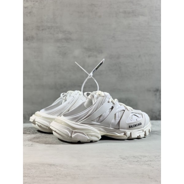 Balenciaga巴黎世家3.0三代戶外概念鞋半拖Balenciaga Sneaker Tess s.Gomma MAILLE WHITE/ORANGE純原版本原裝大盒從裏到外一切百分百還原官方配寘頂級專供碾壓市面一切真標版本