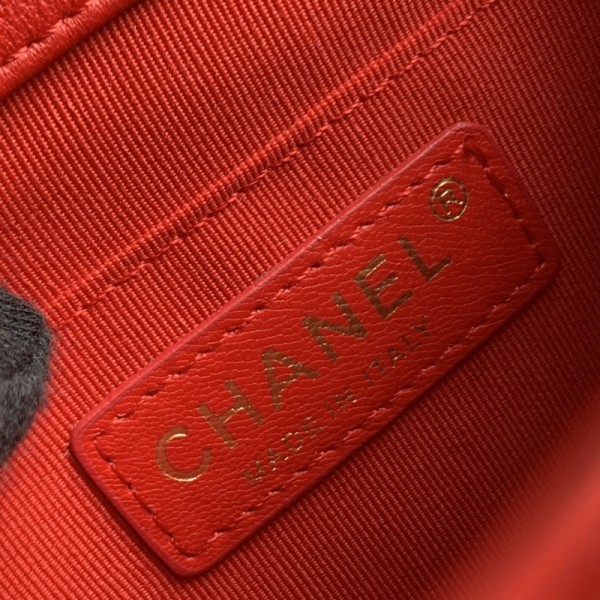 CHANEL香奈兒1:1品質紅色2021最新秋冬系列口蓋包細膩拋光小羊皮女包單肩包斜挎包手提包2054