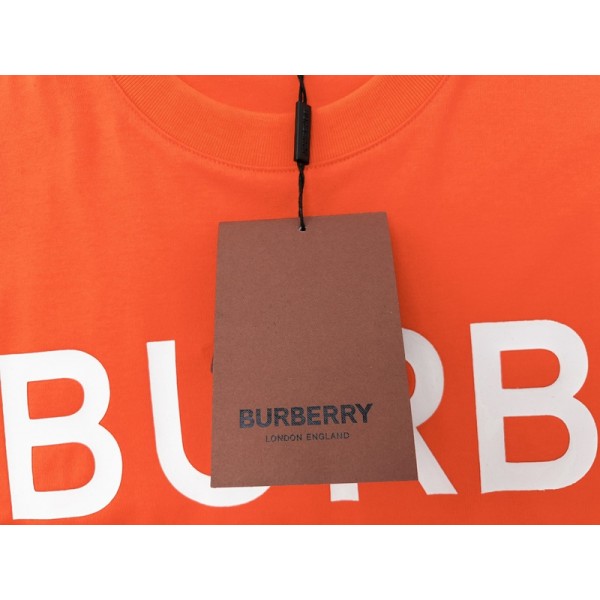 Burberry巴寶莉頂級原單高仿2023春夏新款定制260g雙紗純棉面料男女同款短袖t恤