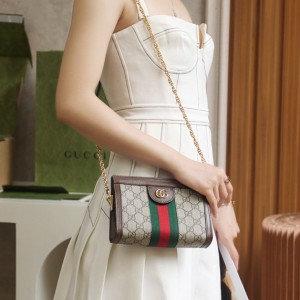 Gucci古馳女士包包可手拿肩背斜挎用獨特的尺寸設計602676