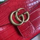 Gucci古馳頂級原單女士包包爆款新品鱷魚紋GG Marmont系列單肩包斜挎包547260