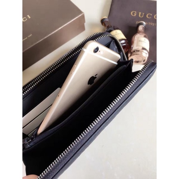 Gucci古馳頂級原單 最新男款雙拉鍊錢包～手包長款錢包皮夾269883
