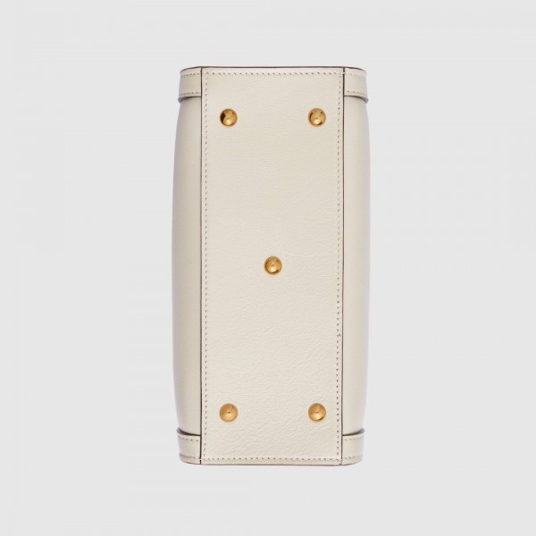 Gucci古馳女士包包手提包新品diana竹節包包經典的竹節元素上搭配了螢光扣帶  655661