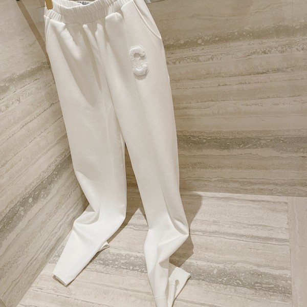 Celine賽琳22SS頂級原單新款新款休閒褲春夏百搭神褲黑白兩色