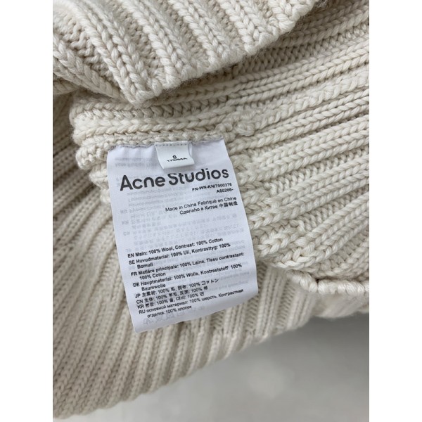 acne studios高仿奢侈品黑線白女針織毛衣
