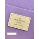 LV路易威登高仿網站M45915香芋紫綠拉鍊零錢包
