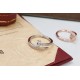Cartier卡地亞原單品質最新釘子造型戒指微鑲滿鑽持久閃亮卡地亞經典傑作個性時尚，佩戴舒適做工精緻原版logo亞金材質
