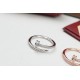 Cartier卡地亞原單品質最新釘子造型戒指微鑲滿鑽持久閃亮卡地亞經典傑作個性時尚，佩戴舒適做工精緻原版logo亞金材質