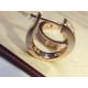 Cartier卡地亞原單品質最新經典滿天星耳扣耳環最經典受歡迎的一款耳釘永恒經典銷售火爆亞金電鍍18k金工藝鑲嵌進口鋯石原版logo真金質感玫瑰金白金兩色