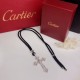 Cartier卡地亞代購級別CARTIER ® 卡地亞十字架型項鍊！ 一比一進口鑲鑽項鍊精緻小巧百搭款高尚大氣好美膩鉑金亞金材質