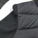 新款Moncler蒙口針織羽絨拼接拼接處採用羊毛混紡面料 男士爆款羽絨服 黑色白色 