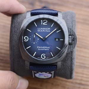 Panerai沛納海手錶 男士腕表VS佩納海2020全新廬米諾系列碳纖維腕表-44毫米PAM01661   