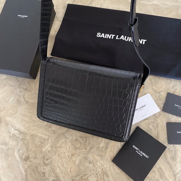 SAINT LAURENT聖羅蘭最新專櫃同步款 爆款MONOGRAM 女士 手提包 單肩包 包內設有634305