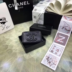 Chanel香奈兒 69271-1.3 最頂級零錢包卡包 專櫃款式 細膩柔滑材質 做工無可挑剔 堅持高品質 內置卡位隔層 進口球紋牛皮 尺寸:11*7。