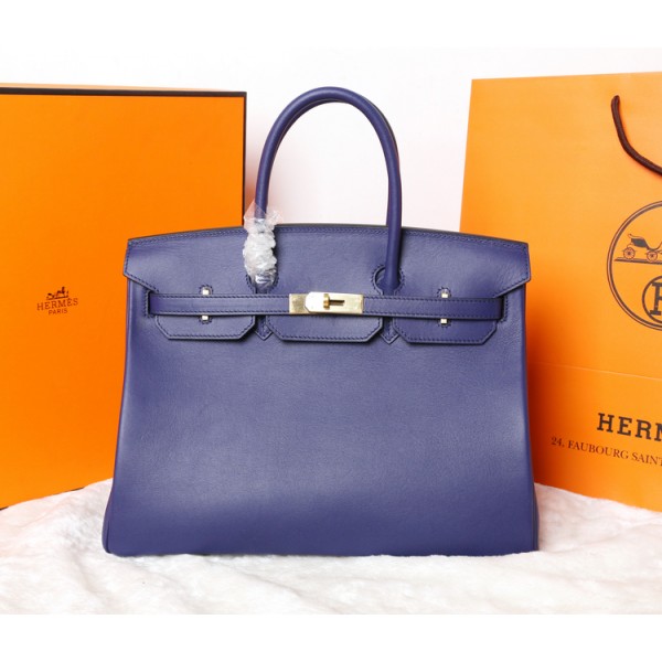 H6135-紫色 原版小牛皮 愛馬仕/BIRKIN 頂級手工制作 (至愛H傢必備！)