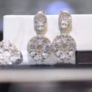 925純銀 CHANEL小香中國元素耳環戒指高端品質 YH021856