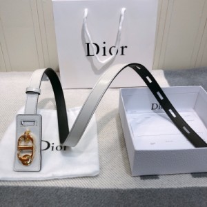 Dior迪奧腰帶 暗鎖銅扣不傾斜！定制油蠟皮製作 2.0cm精品