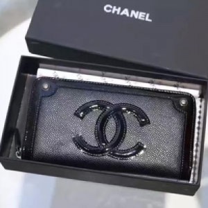 Chanel香奈兒專櫃新款魚子醬錢包出貨專櫃款式 做工無可挑剔 堅持高品質  尺寸19X10.5(升級版）