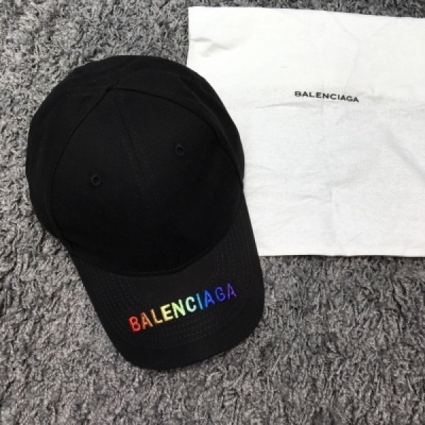 Balenciaga巴黎世家帽子 專櫃最新 高仿巴黎世家帽檐彩色刺繡logo YH037909