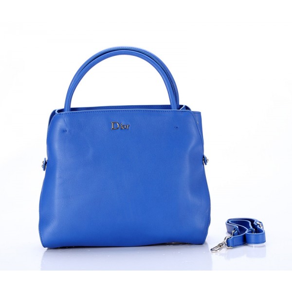 D85022-藍色  Dior熱賣爆款小蠻腰 (進口原版南非皮)