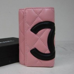 048 粉色 特級進口羊皮 chanel香奈兒包包 錢包系列
