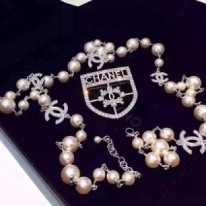 【Chanel】香奈兒專櫃正品代購秋冬5C長毛衣鏈 雙C多圈珍珠項鍊！