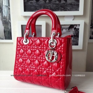 Dior女包 潮流款手提單肩斜挎包 原版皮 迪奧 4551紅色
