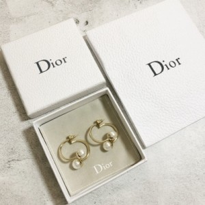 Dior迪奧 耳釘簡約復古金色系列首飾 原版黃銅材質
