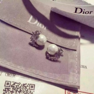 情人節高級定制微鑲施華洛搭配珍珠925純銀施華洛再加完美珍珠  低調的華麗