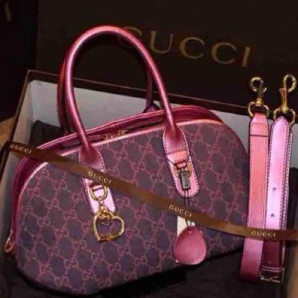 Gucci女包 古馳小號手提包 手提斜挎帆佈包 269955紫色