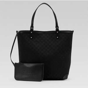 Gucci女包 古馳購物袋 單肩包 247220 黑色